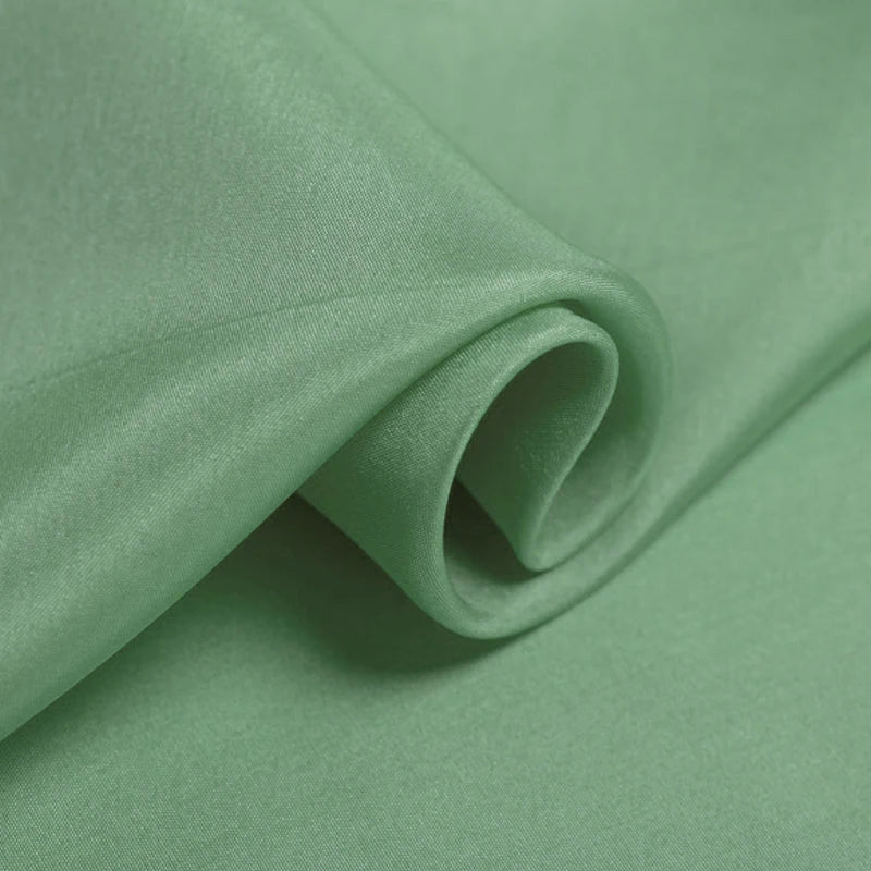 100% Pure Silk Natural Mulberry 8m/m 6A grade 45"( 114cm ) Width Lake-green Advanced Women Uniform Lining Habotai Silk Fabric