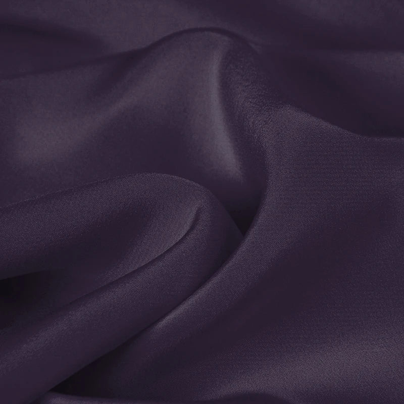 100% Silk Crepe de Chine Natural Pure Mulberry 12 14 16 30mm 45"( 114cm ) 55" (140cm) width Violet DIY Lady Uniform Silk Fabric