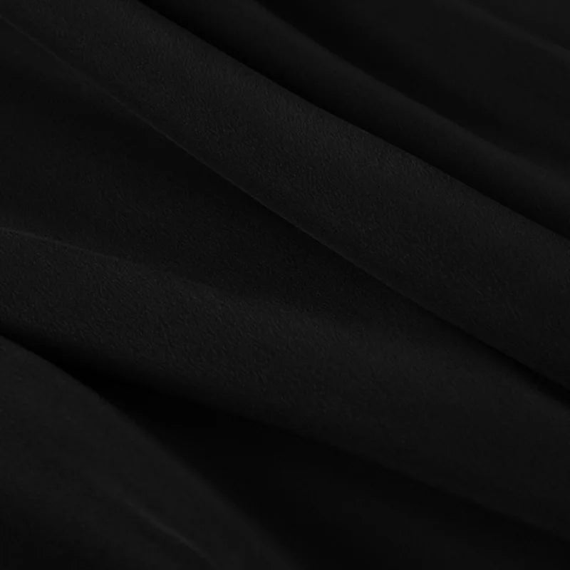 Natural Pure Mulberry 12 14 16 30mm 45"( 114cm ) 55" (140cm) width 100% Silk Crepe de Chine Black Women DIY Shirt Sewing Fabric