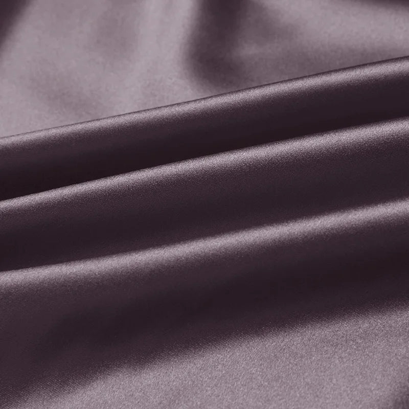 Pure Mulberry Stretch Satin (90% Silk+10% Spandex)16 19m/m Thick 42.5"( 108cm)  55"(140cm) Width Clothing Making Silk Fabric