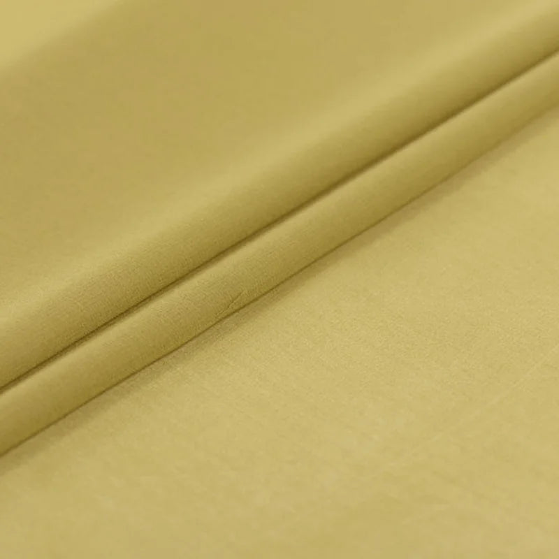 100% Silk Natural Pure Mulberry 8mm 45"( 114cm ) Solid Golden GGT Sexy Lady Summer Elegant Women Silk Georgette DIY Cloth Fabric