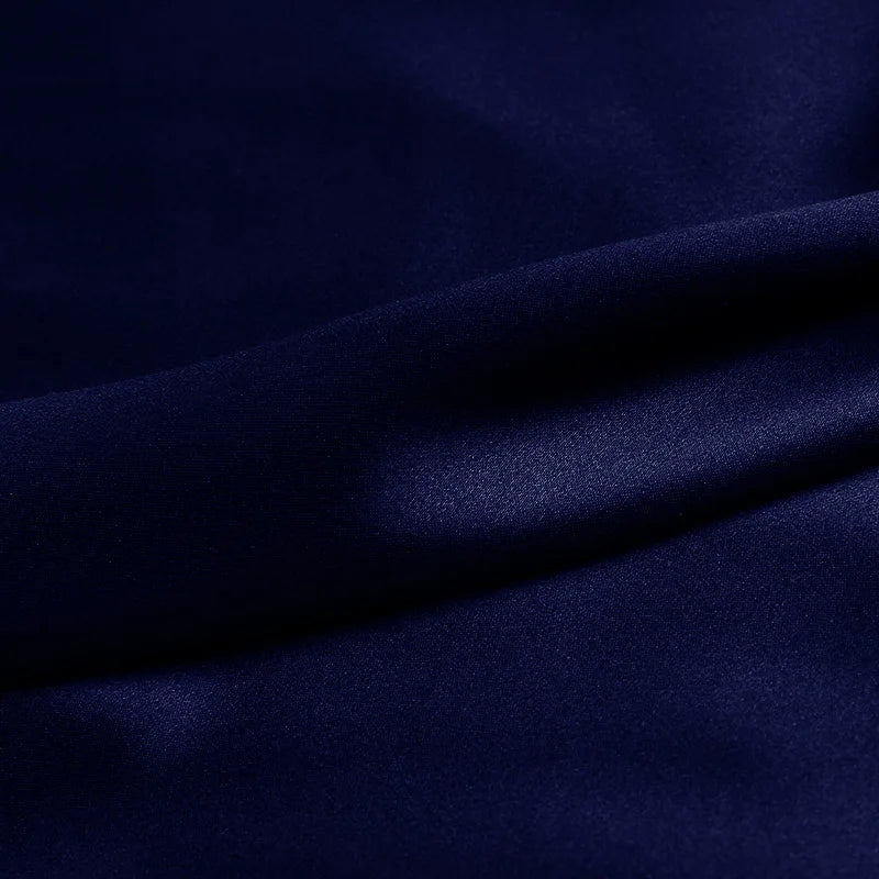 Silk factory luxury pure natural mulberry silk 16 19 22 30mm 45"( 114cm ) width sodalite blue breathable charmeuse silk fabric