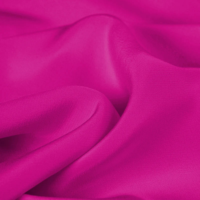 100% Silk Crepe de Chine Natural Pure Mulberry 12 14 16 30mm 45"( 114cm ) 55" (140cm)Width Very Berry Luxury Lining Silk Fabric