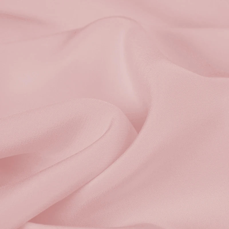 100% Silk Crepe de Chine Natural Pure Mulberry 12 14 16 30mm 45"( 114cm ) 55" (140cm) width Baby Pink DIY Girl Dress Silk Fabric