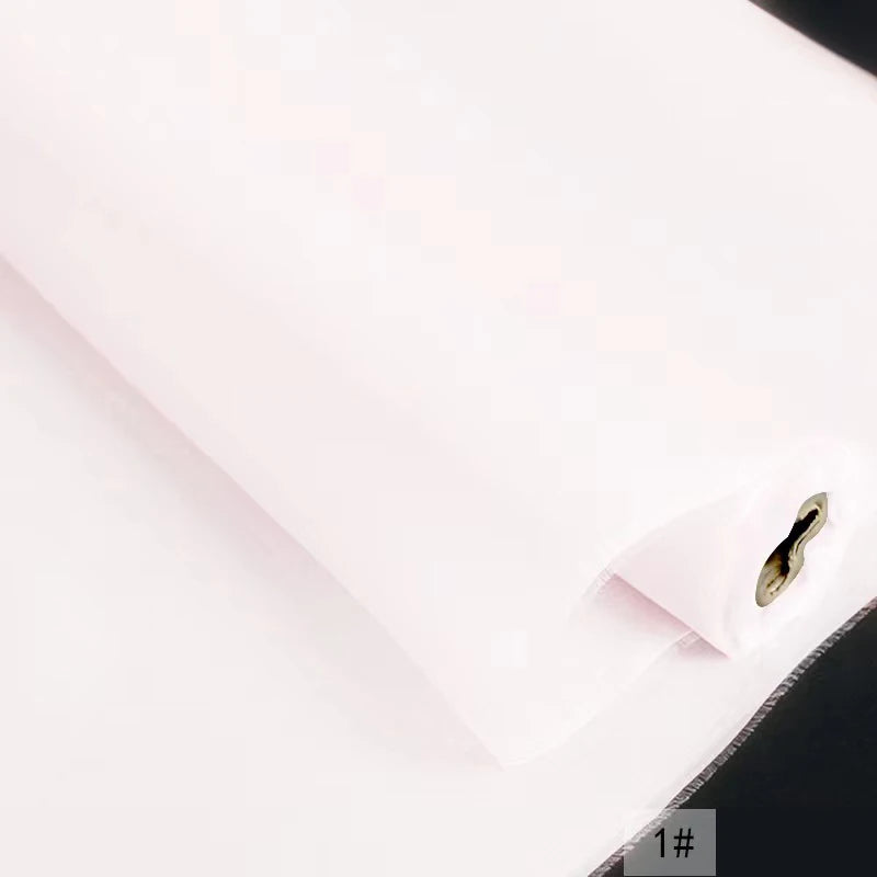 100% Silk Natural Pure Mulberry 5mm 55"( 140cm ) Solid Color Lady Organza Sexy Transparant Cloth DIY Luxury 6A Grade Silk Fabric